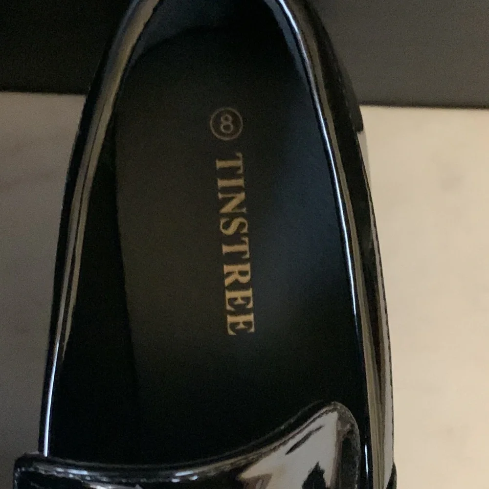 Tinstree Platform Patent Leather Loafers